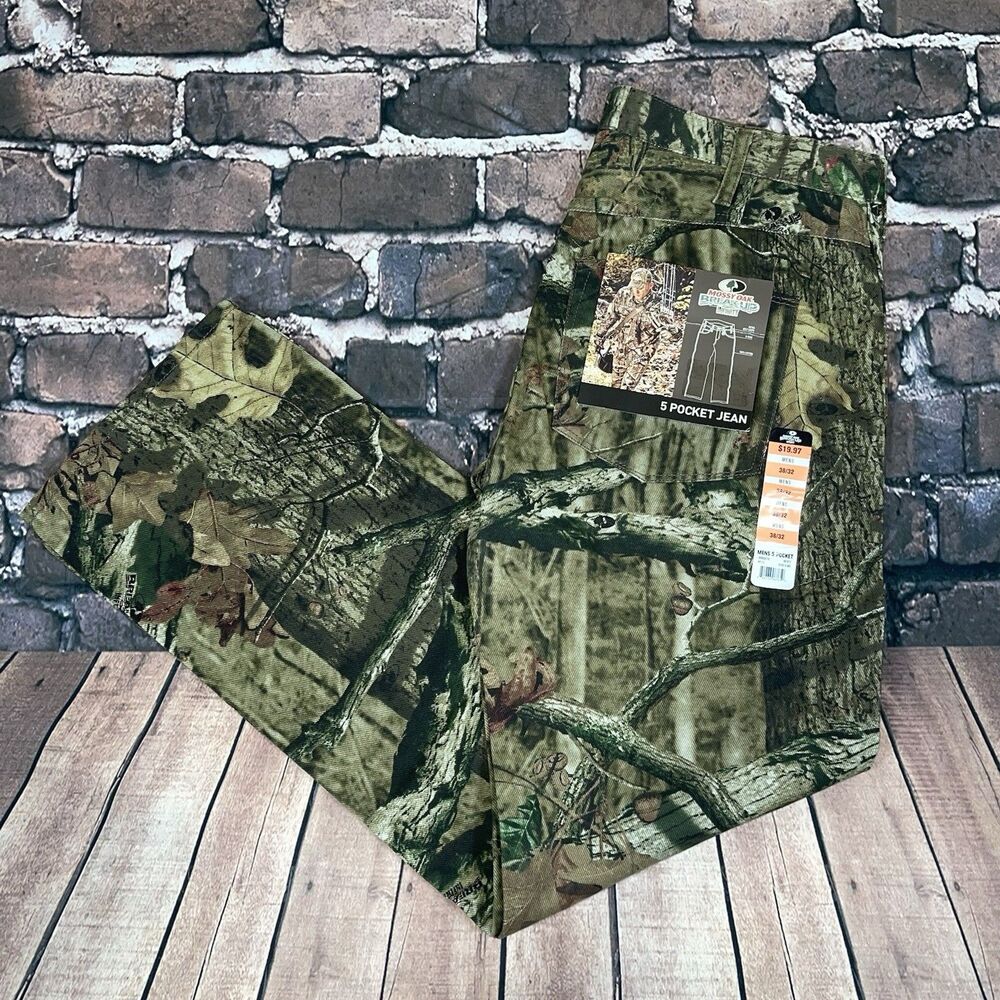 Mossy Oak Camo 5 Pocket Pants Size 34x34” Break-Up Infinity - Model 09009210 NWT